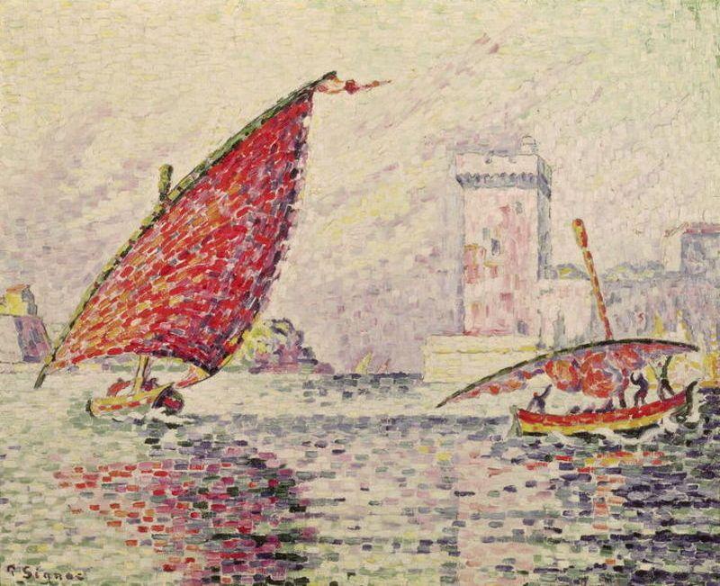 Paul Signac Fort Saint-Jean, Marseilles oil painting picture